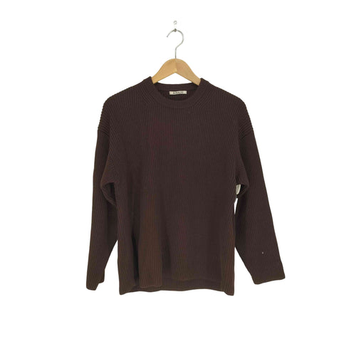 オーラリー AURALEE SUPER FINE WOOL RIB KNIT BIG P/O メンズ  3